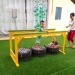 cầu treo sắt